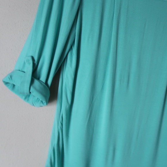 ANTHROPOLOGIE ‘pleione’ teal tunic - Picture 8 of 8